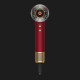 Dyson HD16 Supersonic Nural Red Velvet/Gold Hair Dryer, 1600W, 3 modes, ionization, cool shot, storage case, red and gold (594823-01)