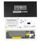 Клавиатура Epomaker Shadow-X 70 Wisteria Linear Switch Hot-Swap LCD Screen RGB Wireless/Bluetooth/USB UA White (SHX-W-WL)