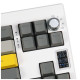 Клавиатура Epomaker Shadow-X 70 Wisteria Linear Switch Hot-Swap LCD Screen RGB Wireless/Bluetooth/USB UA White (SHX-W-WL)
