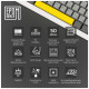 Клавиатура Epomaker Shadow-X 70 Wisteria Linear Switch Hot-Swap LCD Screen RGB Wireless/Bluetooth/USB UA White (SHX-W-WL)