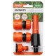 SEQUOIA SWSKIT1 hand sprinkler, straight, plastic, zinc, 2 modes, connector, 2 pcs, fitting, 0.1 kg