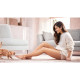 Philips Epilator 8000 series, rechargeable, tweezers.-32, dry+wet, nozzles-4, with backlight, white (BRE710/00)