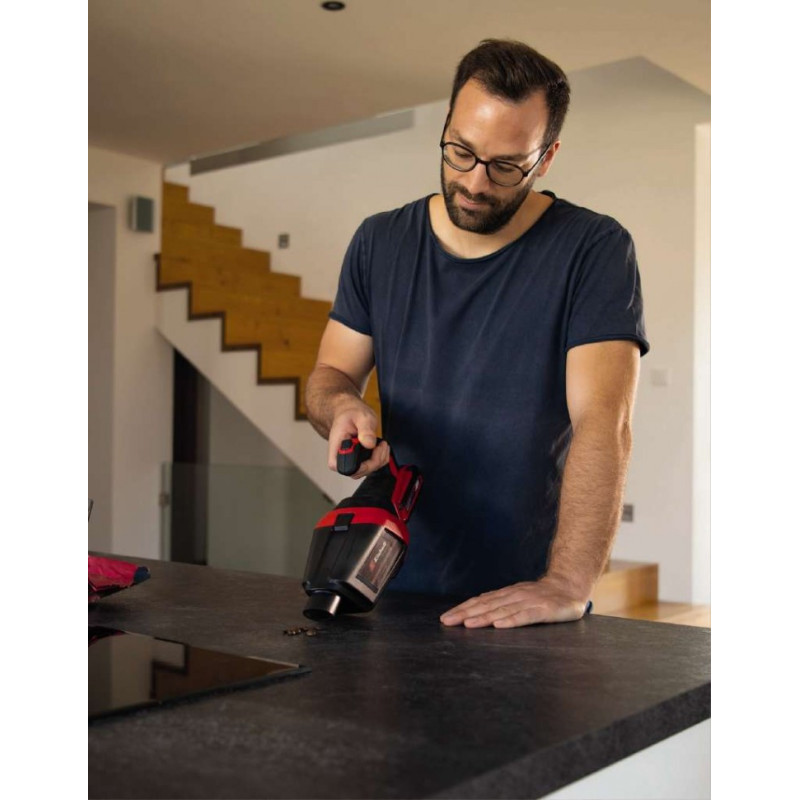 Einhell Professional battery vacuum cleaner TE-HV 18/06 Li - Solo, 18V, 72mBar, container 0.6l, 0.95kg, without battery and charger (2347190)
