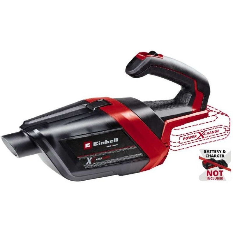 Einhell Professional battery vacuum cleaner TE-HV 18/06 Li - Solo, 18V, 72mBar, container 0.6l, 0.95kg, without battery and charger (2347190)