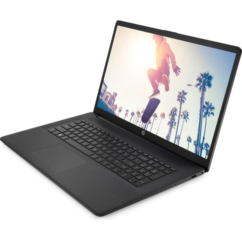 HP Notebook 17-cn4013ua 17.3  FHD IPS AG, Intel 3-100U, 16GB, F512GB, UMA, DOS, black (B23C8EA)
