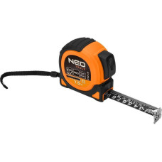 Neo Tools tape measure Super Black, 7.5m x 25mm, with winding lock, magnet (67-244)
