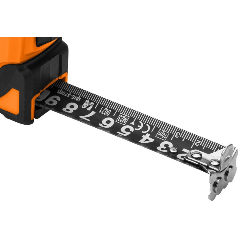 Neo Tools tape measure Super Black, 7.5m x 25mm, with winding lock, magnet (67-244)