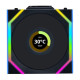 Кулер для корпуса Lian Li UNI Fan SL WIRELESS LCD 120-1, Black (G99.12SLLCD1W1B.00)