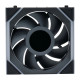 Кулер для корпуса Lian Li UNI Fan SL WIRELESS LCD 120-1, Black (G99.12SLLCD1W1B.00)