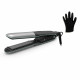 Rowenta hair straightener Thermostyle, temp. modes-5, 150-230С, display, ionization, ceramic, black-grey (SF7120E0)
