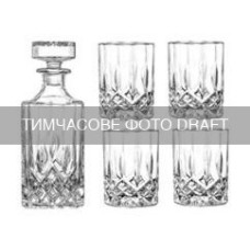 ARDESTO Set for whiskey ARDESTO, 5 items, glass, transparent (AR2670WGS)