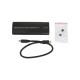Карман внешний Dynamode M.2 SSD NVMe/SATA combo USB3.2 GEN2 Type-C aluminium black (DM-CAD-SSD10)