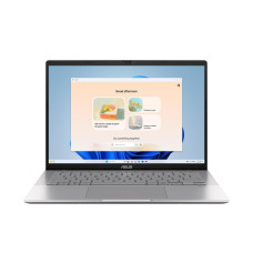 ASUS Ноутбук Vivobook S14 S3407CA-LY009 14" WUXGA IPS, Intel Ultra 7 255H, 16GB, F1TB, UMA, NoOS, Серый (90NB16J2-M000C0)