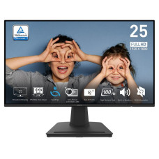 MSI Монітор MSI 24.5  PRO MP252 HDMI, DP, MM, IPS, 100Hz, 1ms, sRGB 100%, AdaptiveSync (9S6-3PC4CT-017)