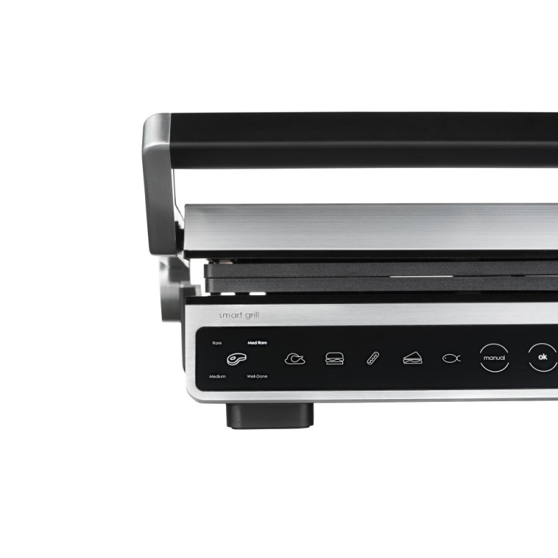 ARDESTO grill clamping GK-STC20, 2000W, temp. regimes-6, removable plates, 180° opening, metal, silver