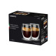 ARDESTO Cup set, double walled, 400 ml, H 13.5 cm, 2 pcs, borosilicate glass (AR2640G)
