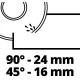 Einhell Плиткорез аккум TE-TC 18/115 Li - Solo, 18В, PXC, 3800 об/мин, диск 115х22.2 мм, рез 24 мм (4301190)
