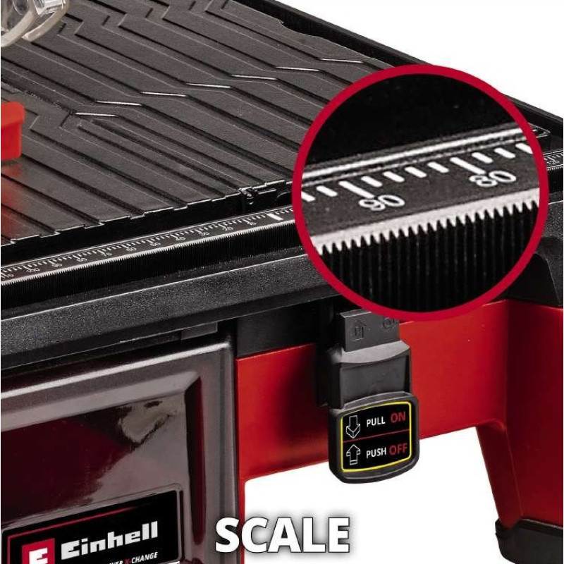 Einhell Плиткорез аккум TE-TC 18/115 Li - Solo, 18В, PXC, 3800 об/мин, диск 115х22.2 мм, рез 24 мм (4301190)
