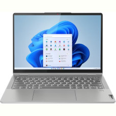 Ноутбук Lenovo IdeaPad Flex 5 14IAU7 (82R700KKRA); 14" WUXGA (1920x1200) IPS LED глянцевый сенсорный , Intel Core i5-1235U (1.3 - 4.4 ГГц) , RAM 16 ГБ (Max 16 ГБ) , SSD 512 ГБ , Intel Iris Xe Graphics , без ОП , Wi-Fi , BT , веб-камера , Windows 11 Home , TPM , металл,пластик , 1.5 кг , серый , подсветка клавиатуры , сканер отпечатков пальцев