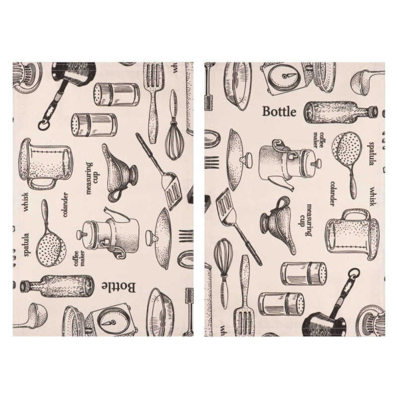 ARDESTO Serving napkin set Kitchen, 30х45cm, 2pcs, 90% polyester, 10% cotton (ART15KN)