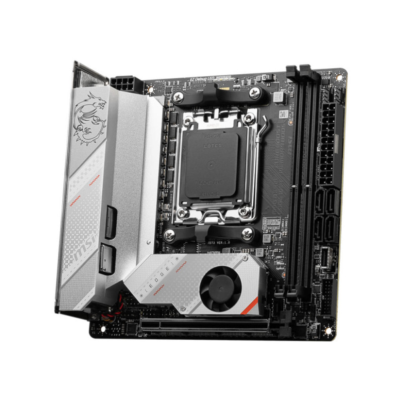 MSI Материнcкая плата MPG B650I EDGE WIFI sAM5 B650 2xDDR5 M.2 HDMI WiFi BT mITX (911-7D73-008)
