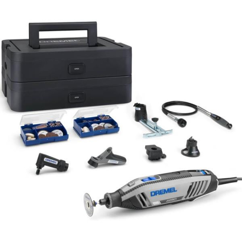 Dremel 4250 6-128 Grinding and Engraving Machine 128 attachments + 6 attachments (F.013.425.0JS)