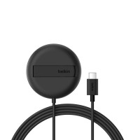 Belkin Зарядний пристрій бездротовий Belkin UltraCharge Magnetic Kickstand 15Вт, чорний (WIA011HQBK)