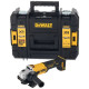 DeWALT Шліфмашина кутова акумуляторна DeWALT XR Li-lon 18В 125мм 9000об/хв 1.61кг без АКБ та ЗП (DCG407NT)