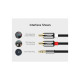 Кабель мультимедийный 3.5mm M to 2xRCA M 2.0m AV116 black Ugreen (10584)