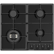 Hansa Hansa Hob gas, 59cm, cast-iron, black (BHGS61130)