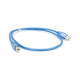 Кабель для принтера USB 2.0 AM/BM 0.5m blue Ritar (YT-AM/BM-0.5TBL)