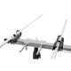 Антена Romsat AV-27UV 170-230 МГц, 470-862 МГц, 4-7 dBi (VHF), 10-16 dBi (UHF) (AV-27UV)