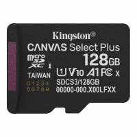 Kingston Карта пам'яті Kingston microSD 128GB C10 UHS-I A1 V10 R150MB/s (SDCS3/128GBSP)