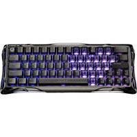 GravaStar Magnetic keyboard Mercury V60 Pro 60keys, GravaStar Blackcore, USB-A, 8k,RGB, Interstellar Silver (GSV60PRO_XTAL_BLK)