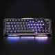 GravaStar Клавиатура магнитная Mercury V60 Pro 60keys, GravaStar Blackcore, USB-A, 8k,RGB, Interstellar Silver (GSV60PRO_XTAL_BLK)