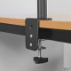 HAMA Monitor Holder, 2 Monitors, Height-adjustable, Swivel/Tilt, 13  - 32  (00118491)