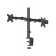 HAMA Monitor Holder, 2 Monitors, Height-adjustable, Swivel/Tilt, 13  - 32  (00118491)