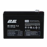 2E Аккумуляторная батарея GS, 12В, 7.2А•час, AGM (2E-GS12-7.2)