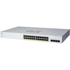 Cisco Комутатор CBS220 24xGE, PoE, 4x10G SFP+, Smart (CBS220-24P-4X-EU)