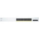 Cisco Комутатор CBS220 24xGE, PoE, 4x10G SFP+, Smart (CBS220-24P-4X-EU)