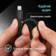 Дата кабель USB-C to Lightning 1.0m PD30W textured PVC black ColorWay (CW-CBPDCL094-BK)