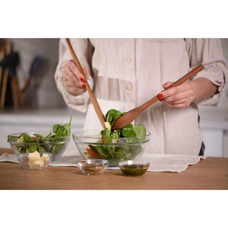 Duralex Set of salad bowls, Gigogne, 70ml, 4pcs, glass, transparent (2021AC04)