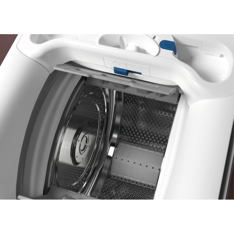 Electrolux Стиральная машина вертикальная, 6кг, 1300, A+++, 60см, дисплей, пар, инвертор, белый (EW7TN3362U)