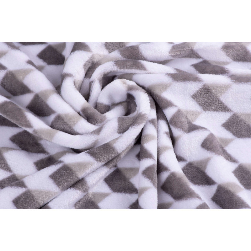 ARDESTO Flannel blanket, 160x200cm, geometry, 100% polyester (ART0104PB)