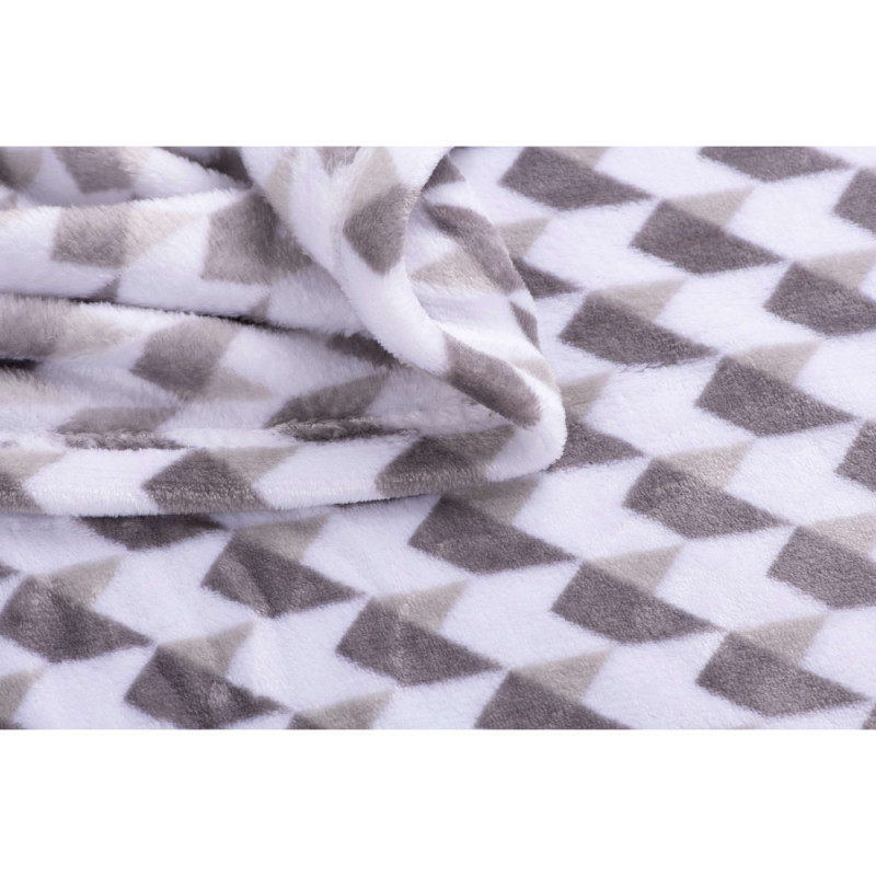 ARDESTO Flannel blanket, 160x200cm, geometry, 100% polyester (ART0104PB)