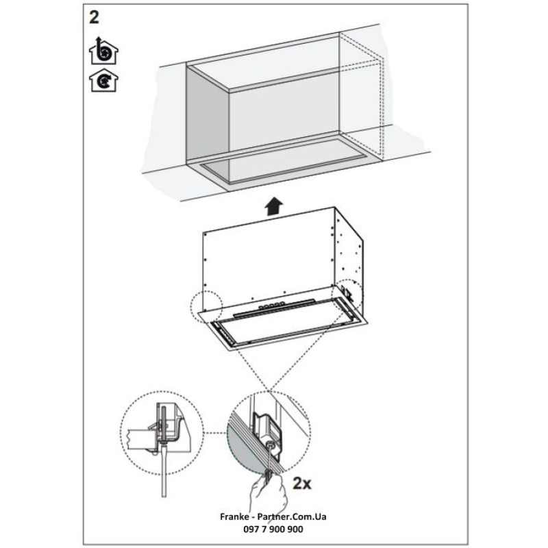 Franke Вытяжка встраиваемая Box Flush EVO нерж (305.0665.361)