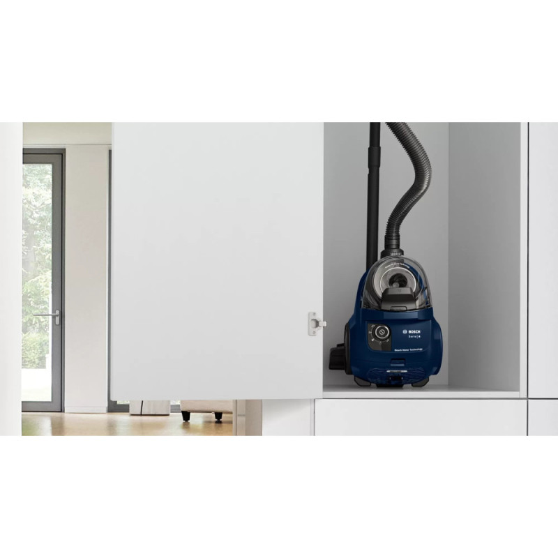 Bosch Пылесос контейнерный, 550Вт, НЕРА13, синий (BGS21X320)