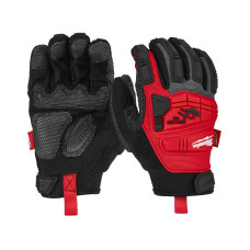 Milwaukee Impact Demolition work gloves, polyester/spandex/nitrile, size 9/L, black (4932471909)