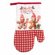 ARDESTO Подарунковий набір для кухні Christmas Gingerbread, 3шт, 100% бавовна (рушничок), 100% поліестер (прихватки), червоний (ART14HGR)