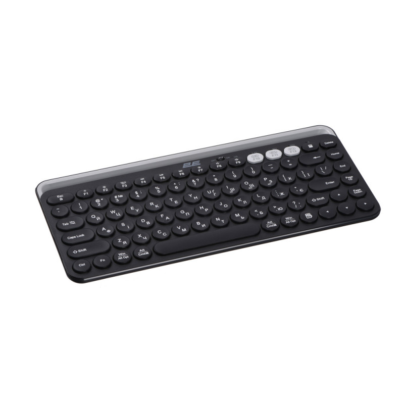 2E Keyboard membrane KS250 84key, WL/BT, EN/UK, black-grey (2E-KS250WBK_UA)